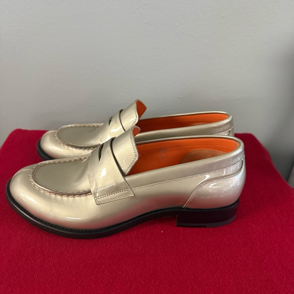 Women’s Bugloss Metallic Leather Loafers